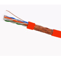 SFTP CAT6 LSZH Cable Fluke Tested Soild Bare Copper Red